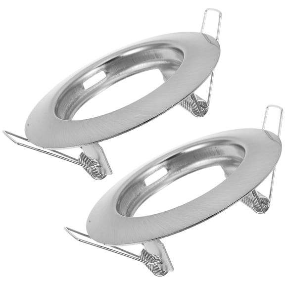 HEANUJJ 2Pcs Silver Spotlight Mounting Brackets with Space Saving Design for Ceiling Lights