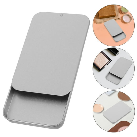 HEANUJJ Tinplate Slide Top Metal Box with Airtight Seal for Balm and Lipstick Storage