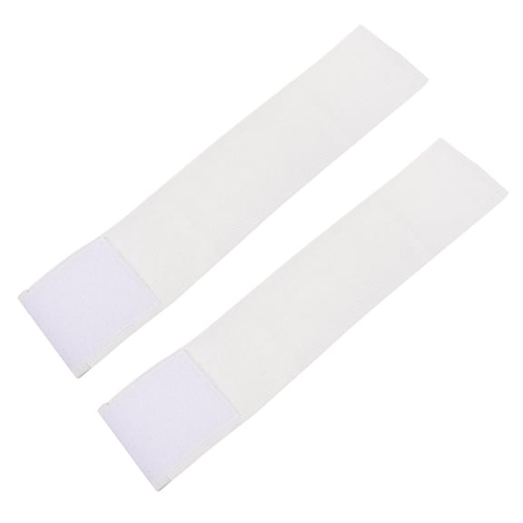 HEANUJJ Blank White Nylon Captain Band for Football and Basketball 2Pcs