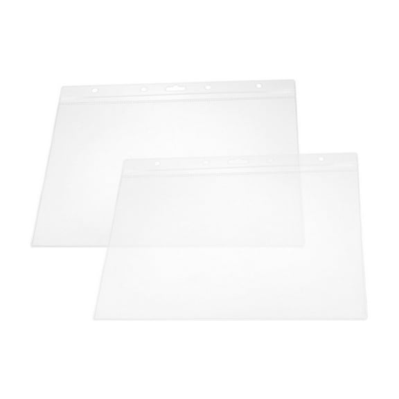 HEANUJJ 2Pcs Transparent PVC Protective Covers for File Protection and Documents