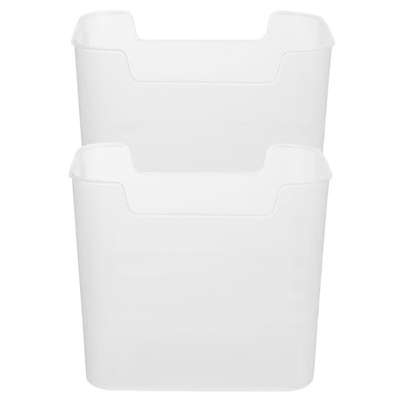 HEANUJJ 2Pcs Transparent Fridge Door Storage Container for Fruit Vegetable and Food Organization