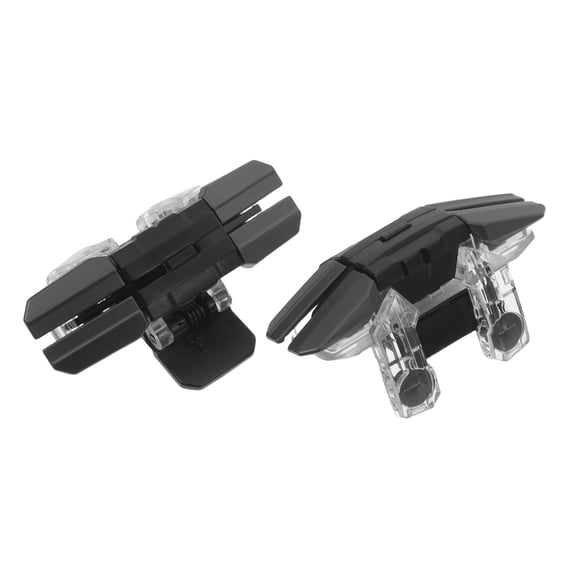 HEANUJJ 2Pcs Universal Mobile Game Controllers for Phones and Tablets Black Plastic