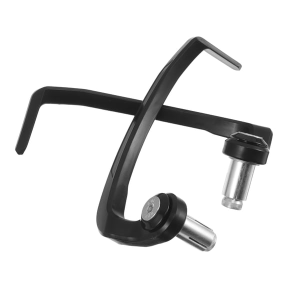 HEANUJJ 2Pcs Motorcycle Handlebar Protector Lever Guards Brake Clutch Hand Guard Bow ABS Black