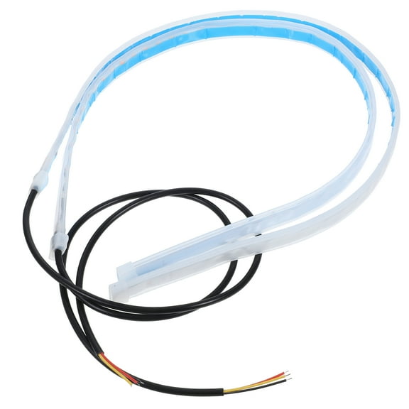 HEANUJJ 2Pcs Car Hood Light p White LED Flowing Turn Signal for Enhanced Safety