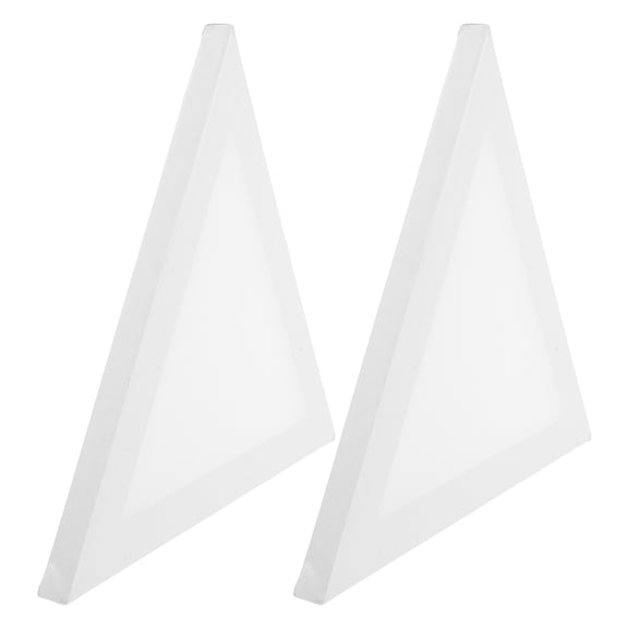 HEANUJJ 2Pcs Students Painting Board White Cotton Canvas Compatible with Oils Acrylic and Tempera