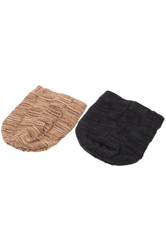 2-Pack Winter Knit Beanies for Men, Soft Warm Assorted Color Hats for Outdoor Everyday Casual Wear