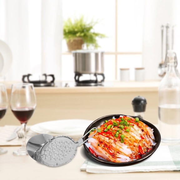 HEANUJJ 2Pcs Spaetzle Maker Stainless Steel Scraping Butter and Grating Cheese Silver