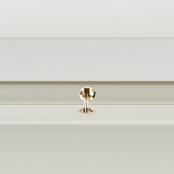 HEANUJJ 2-Pack Golden Brass Cabinet Hinges, Hidden Door Hinges with Smooth, Silent for Furniture and Doors