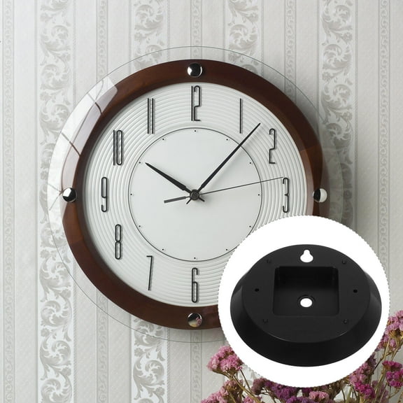HEANUJJ Plastic Clock Back Cover Sturdy and Mute for Long-Term Use 2Pcs