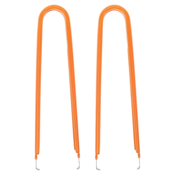 HEANUJJ 2pcs Compact Relay Puller Pliers for Electrical Repair Orange Stainless Steel Automotive Fuses