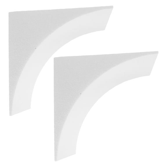 HEANUJJ 2pcs White Foam Interior Archway Molding 20cm French Curved Doorway