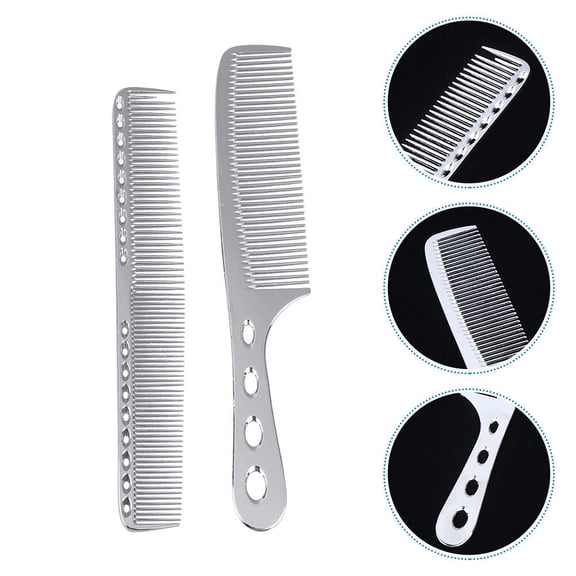 HEANUJJ Set of 2 Anti-Static Hair Combs for Barber and Hair Care Tool Use