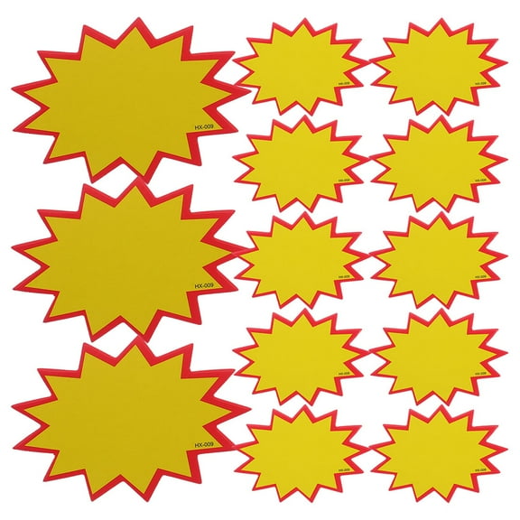 HEANUJJ 300Pcs Blank Paper Price Signs for Supermarket Shop Retail Store Advertising