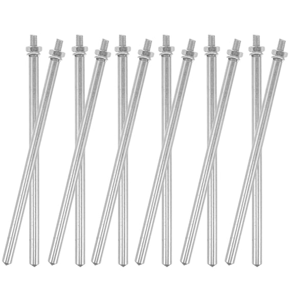 HEANUJJ 30Pcs Metal Bobbins for Sewing Machine Durable Silver Thread Holder Accessories