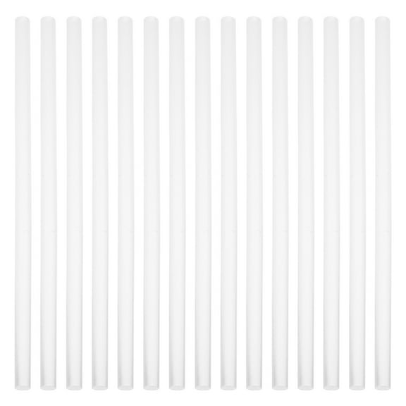 HEANUJJ 30pcs Hot Glue Sticks for DIY Crafting in Transparent with Quick Melting