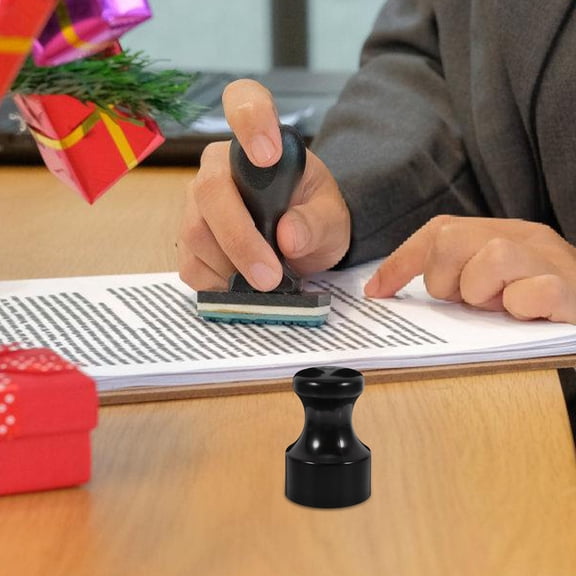 HEANUJJ Roller Knob Stamp with Integrated Design for Portable and Easy Stamping Tasks