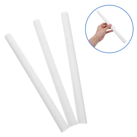 HEANUJJ 3Pcs White Polyethylene Round Rods Easy Cutting for Milling and Turning