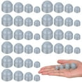 thumbnail image 1 of HEANUJJ 40pcs Grey Plastic Hexagon Nut Covers for Indoor and Outdoor Use Weather Resistant Protective Caps, 1 of 8