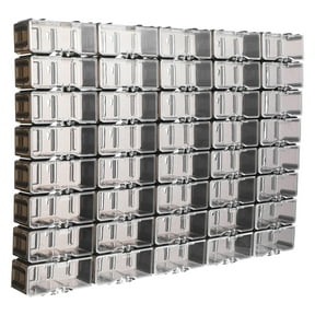 HEANUJJ Transparent Plastic Clamshell Model Car Display Cases, 40 Pieces, Storage for Collectibles and Miniatures