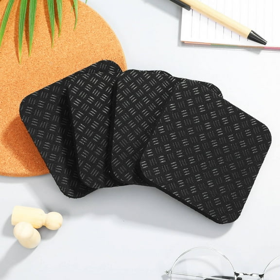 HEANUJJ 4Pcs Exercise Equipment Mats for Home Gym Treadmill Elliptical Bike Floor Stability