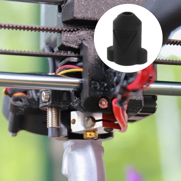 HEANUJJ Silicone 3D Printer Accessories, Black, Easy Install, Protective, 4Pcs