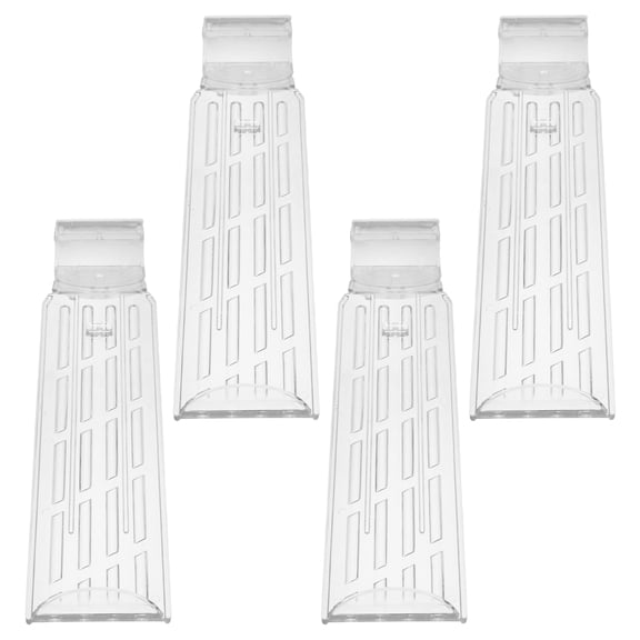 HEANUJJ Transparent Acrylic Shoe Riser Efficient Organization for Storage 4Pcs