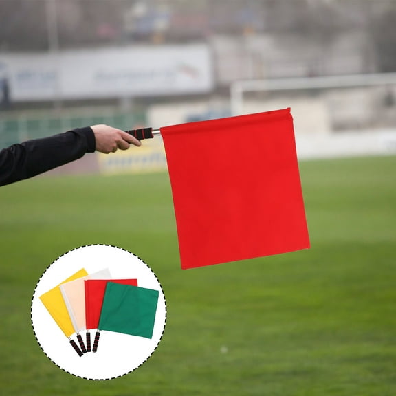 HEANUJJ Sports Signal Flags for Officials Rectangular Shape Match