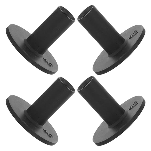 HEANUJJ 4Pcs Golf Silicone Tee Holder Black for Enhanced Stability and Visibility on Driving Range Mats