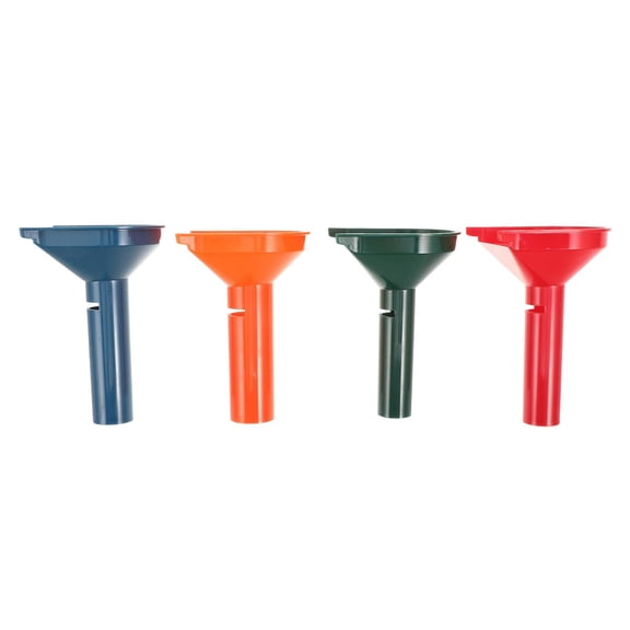 HEANUJJ 4Pcs Home Coin Sorter Tubes with Stable Tilt Funnel Design for Efficient Currency Sorting and Dispensing