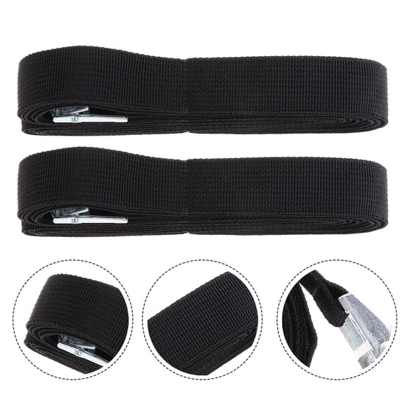 HEANUJJ 4Pcs Ratchet Tie Down Straps Cargo Lashing Band for Secure Transport Assorted Color
