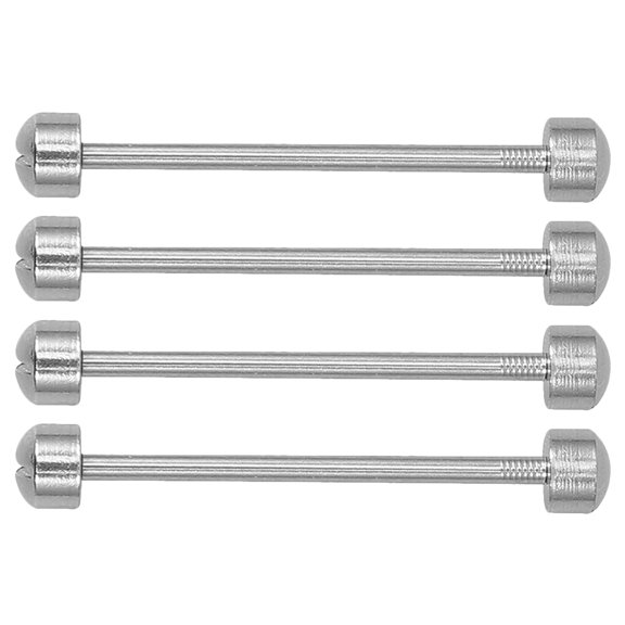 HEANUJJ 4-Piece Steel Watch Strap Pins and Screw Tube Rods Repair Kit for Easy Watch Band Fixing and Replacement at Home