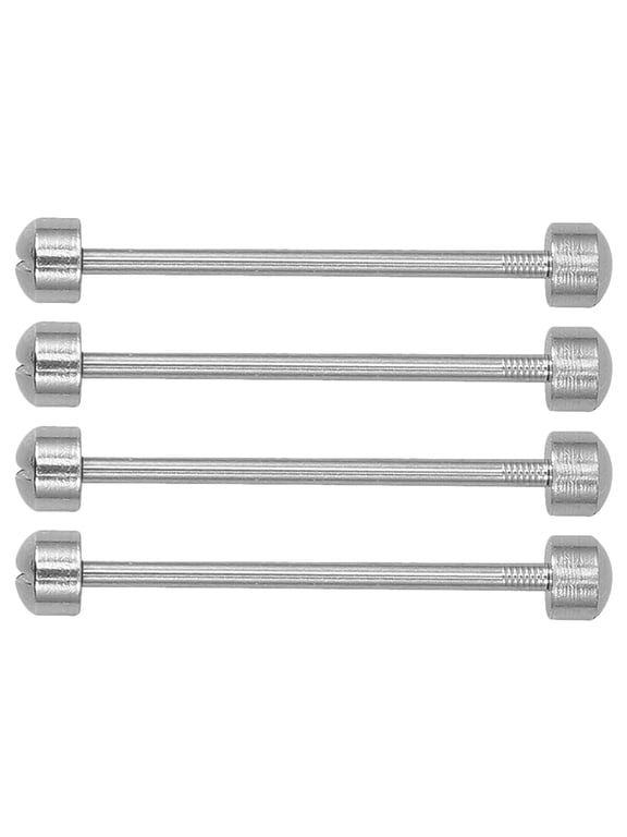 4Pcs Watch Strap Repair Screw Rods Steel Tubes for Watchmakers and DIY