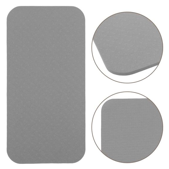 HEANUJJ 4-Pack Grey TPE Anti- Absorbing Sewing Machine Mats for Pedal Stability and Noise Reduction