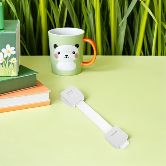 HEANUJJ Child Safety Drawer Locks White ABS Material Universal Fit for Home Security 4 Pieces Set