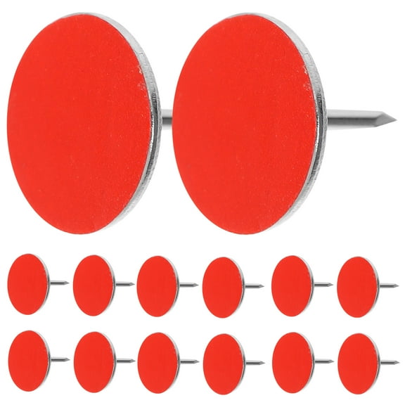 HEANUJJ 50Pcs Reflective Thumb Tacks Made of Iron for Outdoor Gear Nighttime Activities