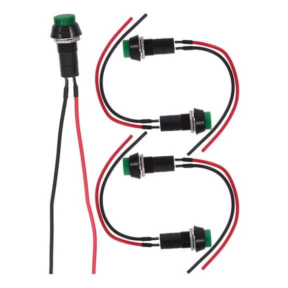 HEANUJJ Momentary Push Button Easy Operation Electrical Systems 5pcs