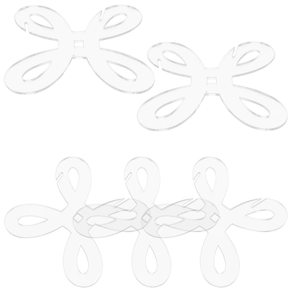 HEANUJJ 5Pcs Empty Clear Sewing and Yarn Bobbins for Winding and Storage