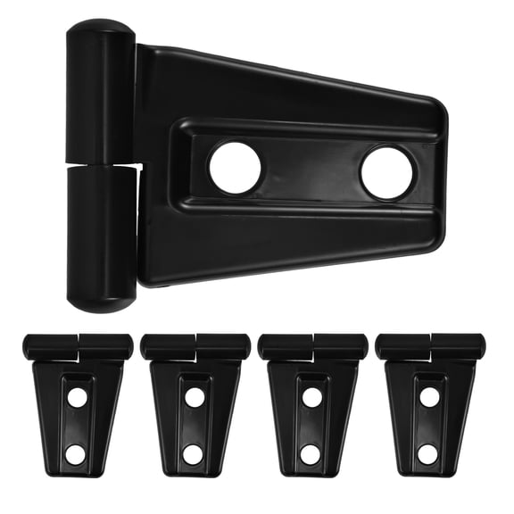 HEANUJJ 5Pcs Door Hinge Cover Black Exterior Decoration Kit Wear Resistant Car Accessories