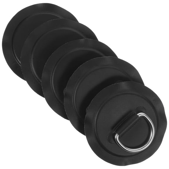 HEANUJJ 5pcs Kayak Hardware D Rings Black D Shaped for Inflatable Kayaks