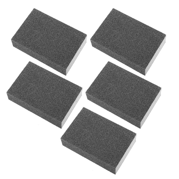 HEANUJJ 5Pcs Practical Brown Polishing Blocks for Efficient Furniture and Wood Grinding