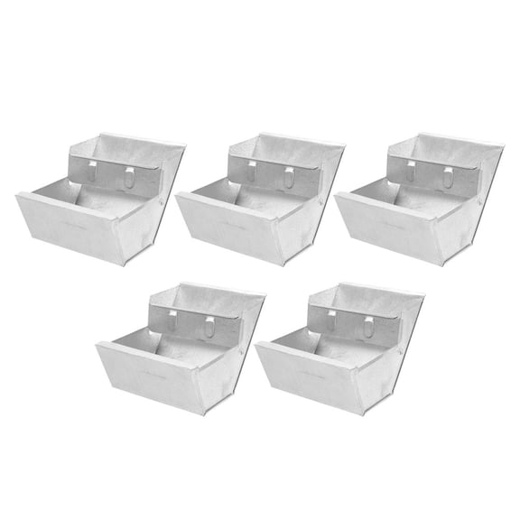 HEANUJJ 5Pcs Hanging Metal Bunny Feeder and Water Dispenser for Small Pets