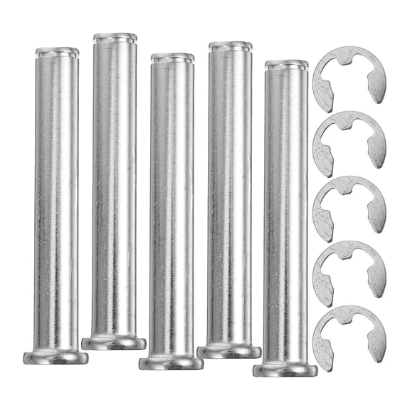 HEANUJJ 5Pcs Wear Resistant Stainless Steel Pallet Racking Drop Pins with Cylindrical Design for Load Bearing