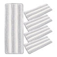 thumbnail image 1 of HEANUJJ 5-Pack Microfiber Mop Pads Replacement for Flat Mop, , Easy Dirt Removal, Quick Drying, Machine Washable, 1 of 8