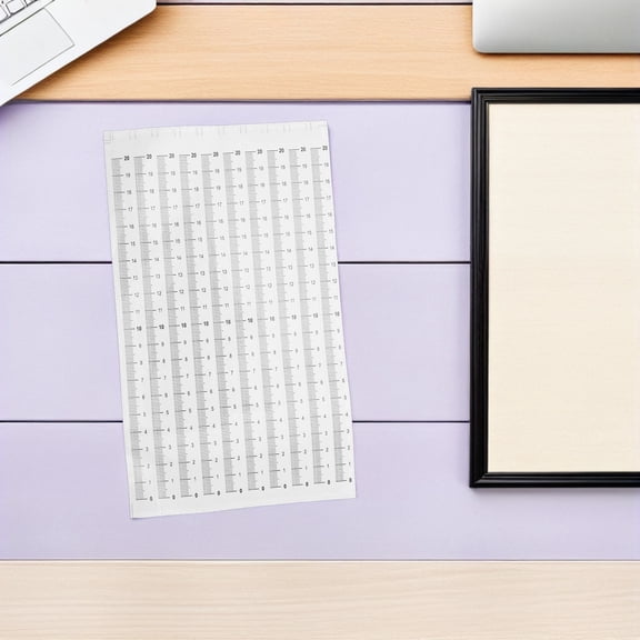 HEANUJJ 60Pcs Self Adhesive Ruler Tape for Workbench Accurate Metric Scale Measurements