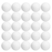 HEANUJJ 60Pcs White Pingpong Balls Standard Size Washable Material for Table Tennis Training and Party Decoration