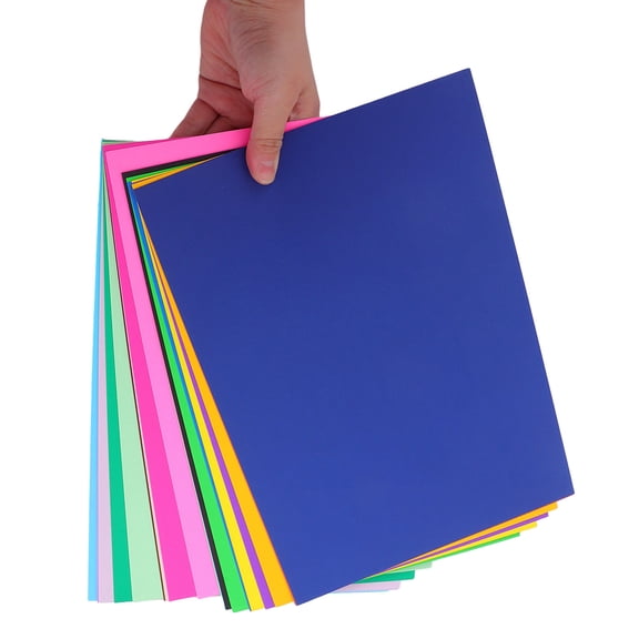 HEANUJJ 60Pcs Colored Cardstock Bulk Assorted Color Paper for Painting Drawing Scrapbooking and Card Making