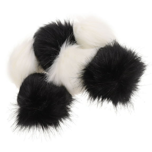 HEANUJJ Acrylic Pom Poms Assorted Color Diy Accessories 6Pcs