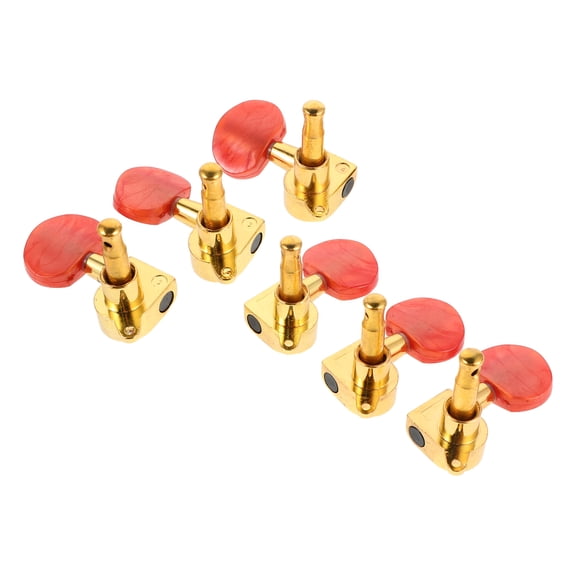 HEANUJJ 6Pcs Guitar Tuning Keys Golden Sealed Design for Acoustic Classical Guitar Replacement
