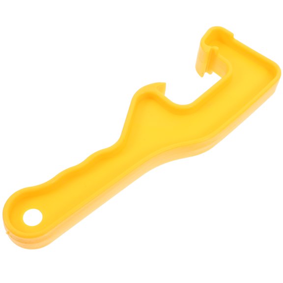 HEANUJJ 6Pcs Multi Function Bucket Lid Opener Tool Yellow Plastic Wrench for Daily Painting Use