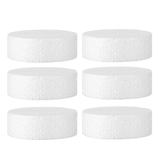 HEANUJJ White Foam Circles for DIY Use - Durable and Versatile Decor